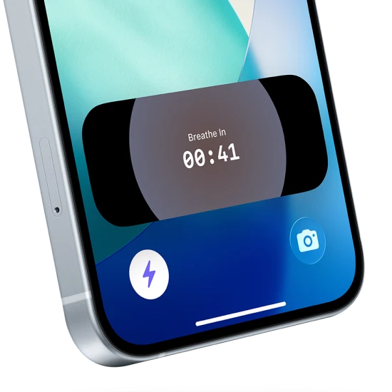 Labora lock screen contraction timer controls